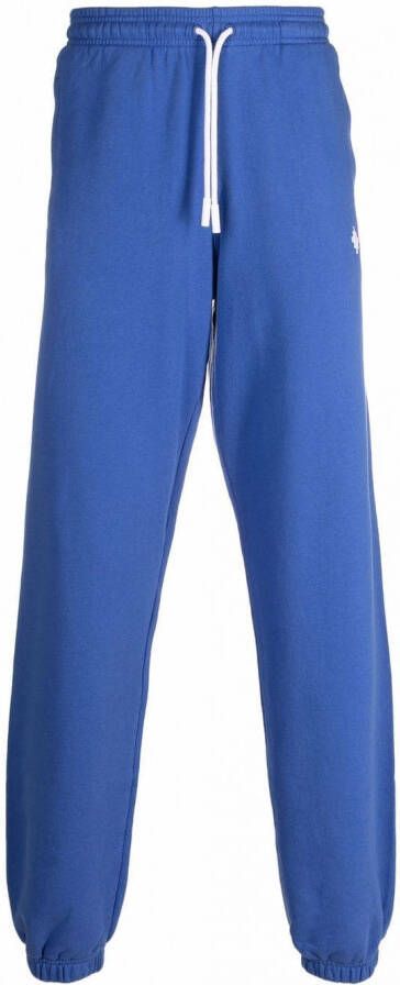 Marcelo Burlon County of Milan Trainingsbroek met geborduurd logo Blauw