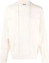 Marcelo Burlon County of Milan Trui met ronde hals Beige - Thumbnail 1