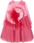 MARCHESA KIDS COUTURE Jurk met bloe patch Roze - Thumbnail 1
