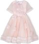 MARCHESA KIDS COUTURE Midi-jurk met ruches Roze - Thumbnail 1