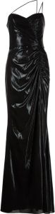 Marchesa Notte Asymmetrische jurk Zwart