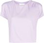 Marchesa Notte Cropped T-shirt Paars - Thumbnail 1