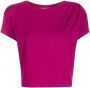 Marchesa Notte Cropped T-shirt Rood - Thumbnail 1