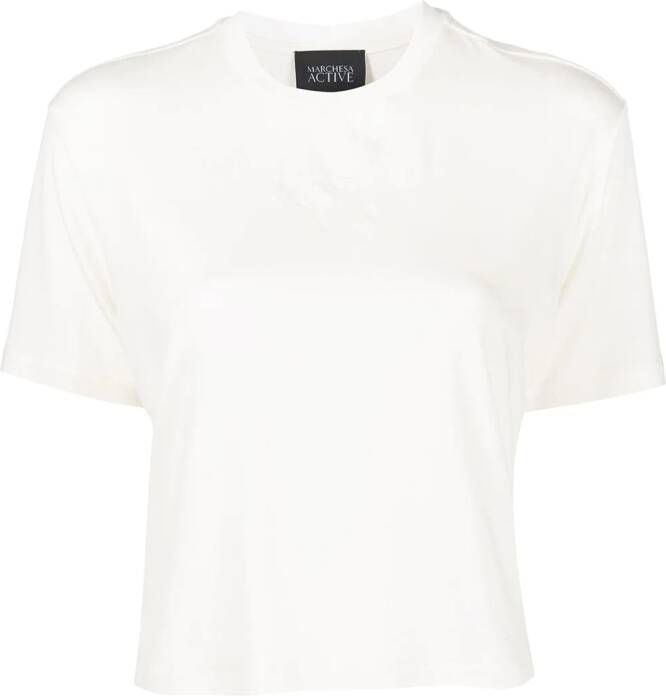 Marchesa Notte Cropped T-shirt Wit