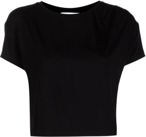 Marchesa Notte Cropped T-shirt Zwart