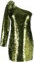 Marchesa Notte Mini-jurk met pailletten Groen - Thumbnail 1