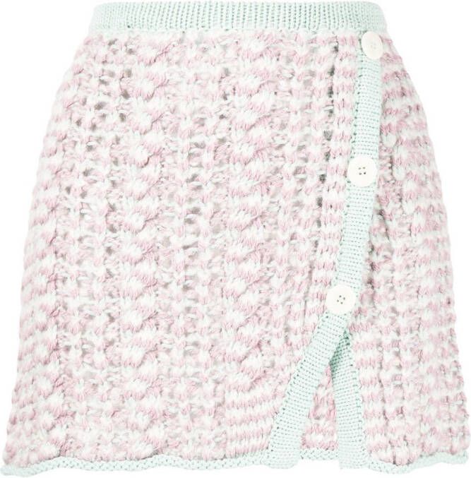 Marco Rambaldi Asymmetrische rok Paars