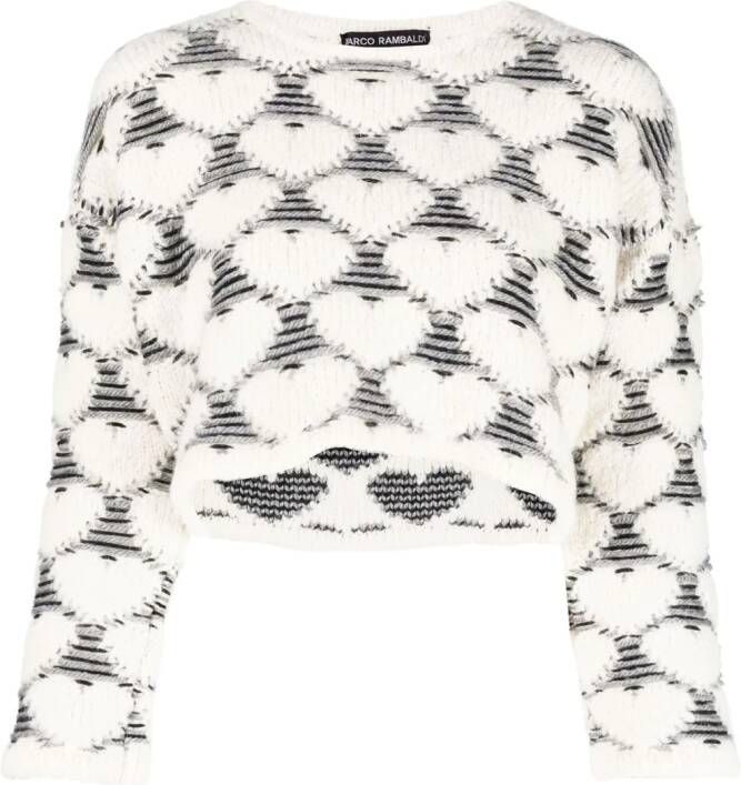 Marco Rambaldi Cropped trui Wit