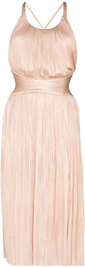 Maria Lucia Hohan Geplooide jurk Beige