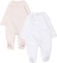Marie-Chantal Button-up pyjama Wit - Thumbnail 1