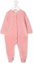 Marie-Chantal Romper met fluwelen-effect Roze - Thumbnail 1