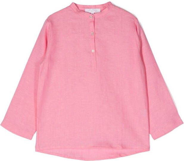 Mariella Ferrari Linnen shirt Roze