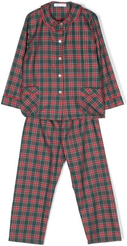 Mariella Ferrari Pyjama met tartan ruit Rood