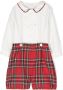 Mariella Ferrari Shorts met tartan ruit Rood - Thumbnail 1