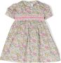 Mariella Ferrari Jurk met bloe print Groen - Thumbnail 1