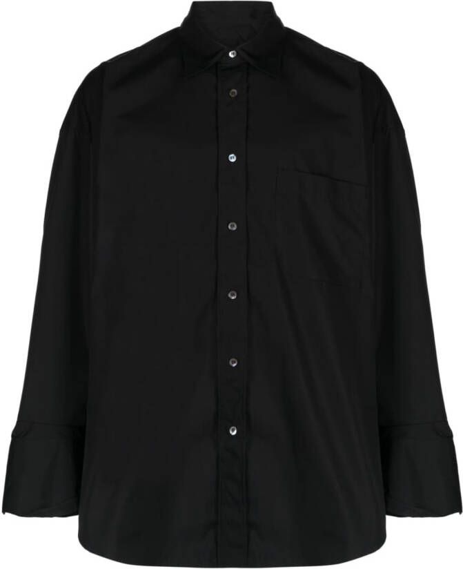 Marina yee Oversized shirt Zwart