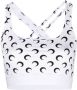 Marine Serre Cropped top met print Wit - Thumbnail 1