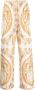 Marine Serre Broek met print Beige - Thumbnail 1