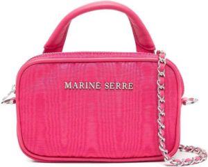 Marine Serre Madame kleine shopper Roze