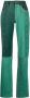 Marine Serre Straight broek Groen - Thumbnail 1