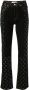 Marine Serre Straight jeans Zwart - Thumbnail 1