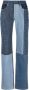 Marine Serre Jeans met patchwork Blauw - Thumbnail 1