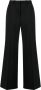 Marine Serre Pantalon met wijde pijpen Zwart - Thumbnail 1