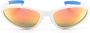 Marine Serre x Vuarnet Injected Visionizer zonnebril met spiegelende glazen Wit - Thumbnail 1