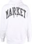 MARKET Hoodie met logoprint Grijs - Thumbnail 1