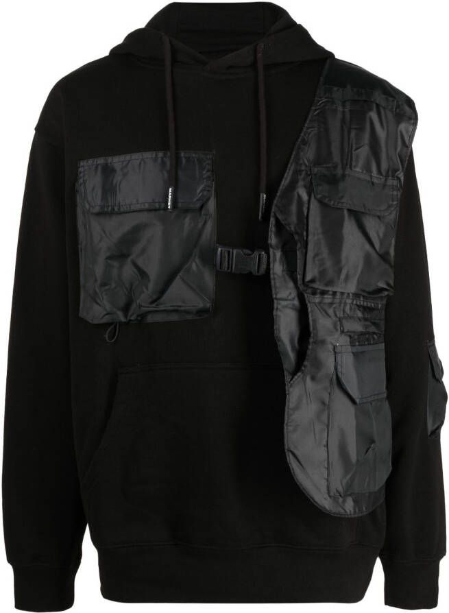 MARKET Hoodie met zakken Zwart