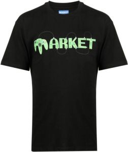 MARKET Katoenen T-shirt Zwart