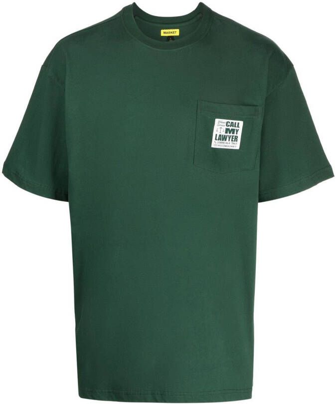 MARKET T-shirt met grafische print Groen