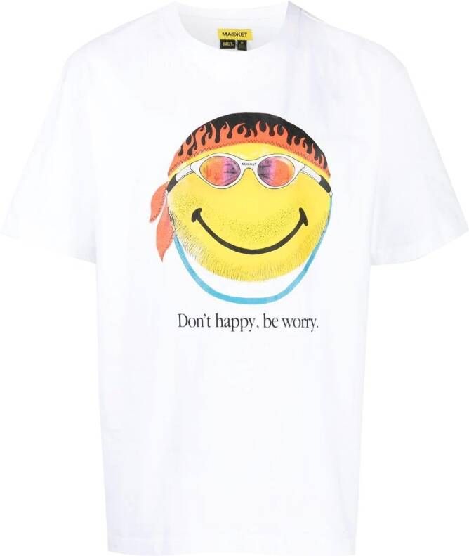 MARKET T-shirt met grafische print Wit