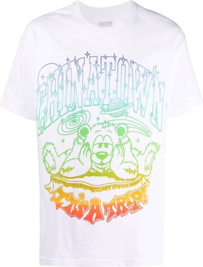 MARKET T-shirt met print Wit