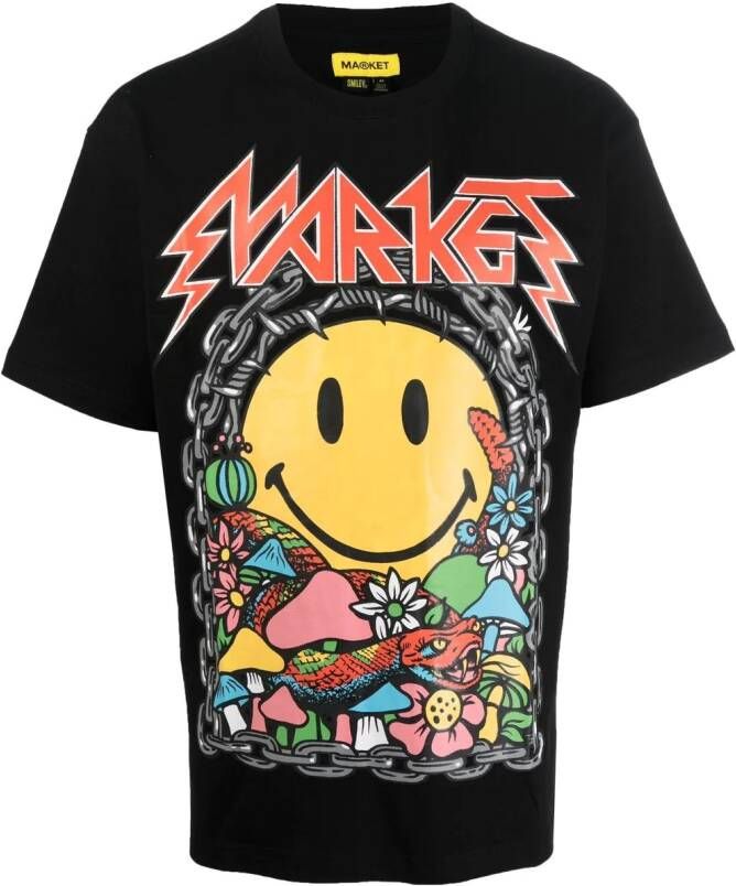 MARKET T-shirt met print Zwart