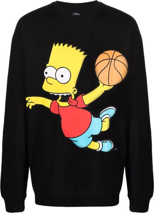 MARKET x The Simpsons Bart sweater Zwart