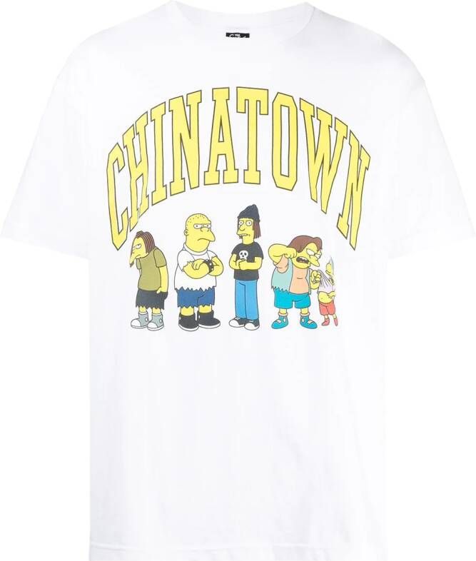 MARKET x The Simpsons Ha Arc T-shirt Wit