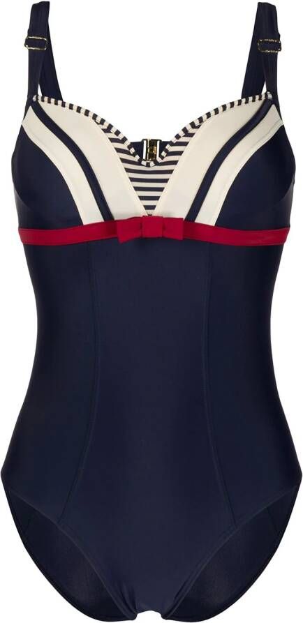 Marlies Dekkers starboard plunge balconette badpak wired padded blue ivory red