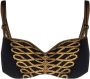 Marlies Dekkers pirate queen balconette bh wired padded black and gold - Thumbnail 1