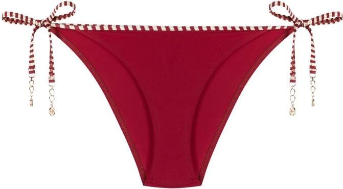 Marlies Dekkers capitana tanga bikini broekje red and ivory