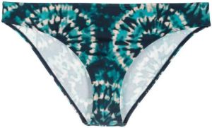Marlies Dekkers Bikinislip met tie-dye print Blauw