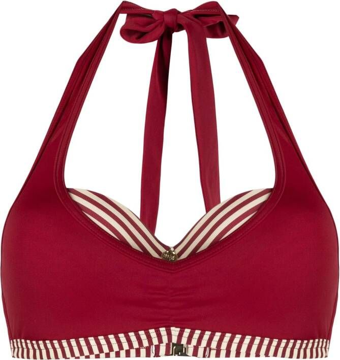 Marlies Dekkers Bikinitop met gestreept detail Rood
