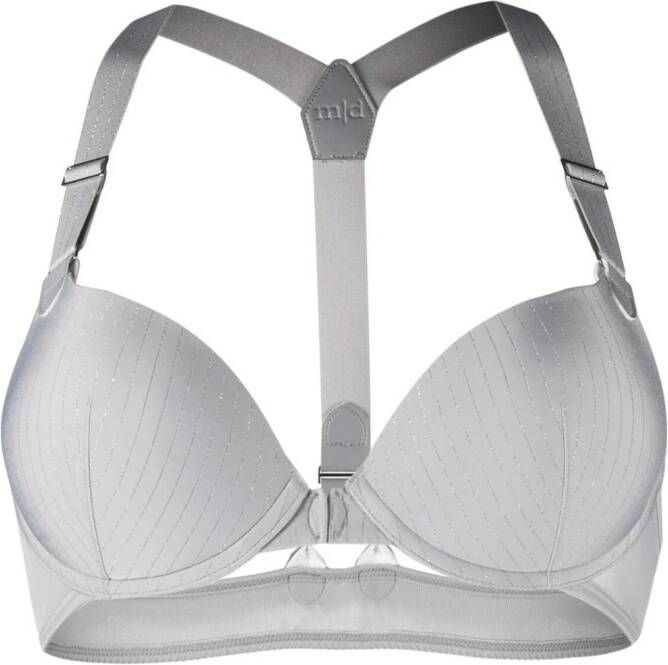 Marlies Dekkers gloria push up bh wired padded grey and silver