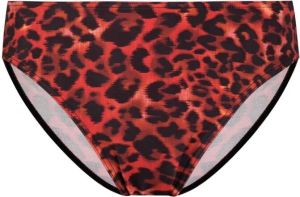 Marlies Dekkers Slip met luipaardprint Rood