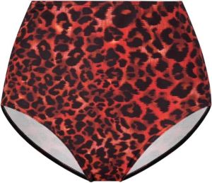 Marlies Dekkers Slip met luipaardprint Rood