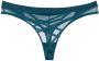 Marlies Dekkers The Illusionist string met mesh vlak Blauw - Thumbnail 1