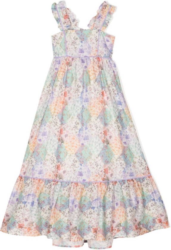 MARLO Thalia jurk met bloemenprint Veelkleurig