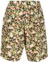 Marni Bermuda shorts met bloemenprint Zwart - Thumbnail 1