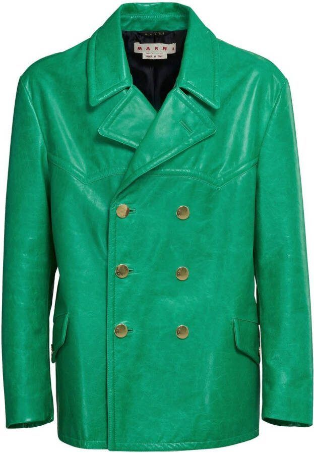 Marni Jack met dubbele rij knopen Groen