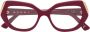 Marni Eyewear Bril met vierkant montuur Rood - Thumbnail 1